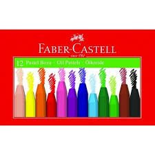FABER CASTELL 12 RENK KARTON KUTU PASTEL BOYA