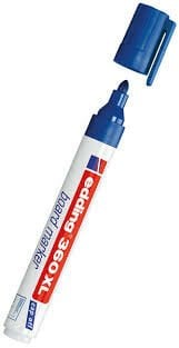 Edding 360 XL Tahta Kalem Mürekkebi Mavi Renk