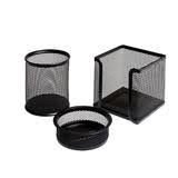 ROT 3'lü PERFORE SET KALEMLİK-NOTLUK-ATAŞLIK SİYAH RENK P30490