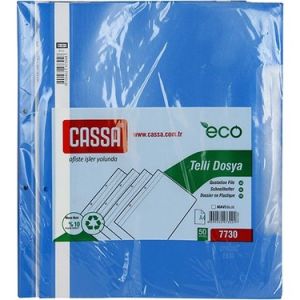 CASSA TELLİ DOSYA ECO 50'Lİ PAKET OFİS VE BÜRO TELLİ DOSYA