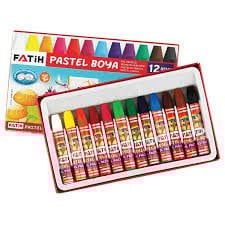 FATİH PASTEL BOYA 12 RENK TAM BOY